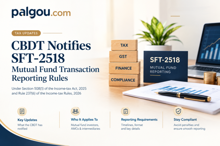 CBDT Notifies SFT Reporting Rules for Mutual Fund Transactions by RTAs